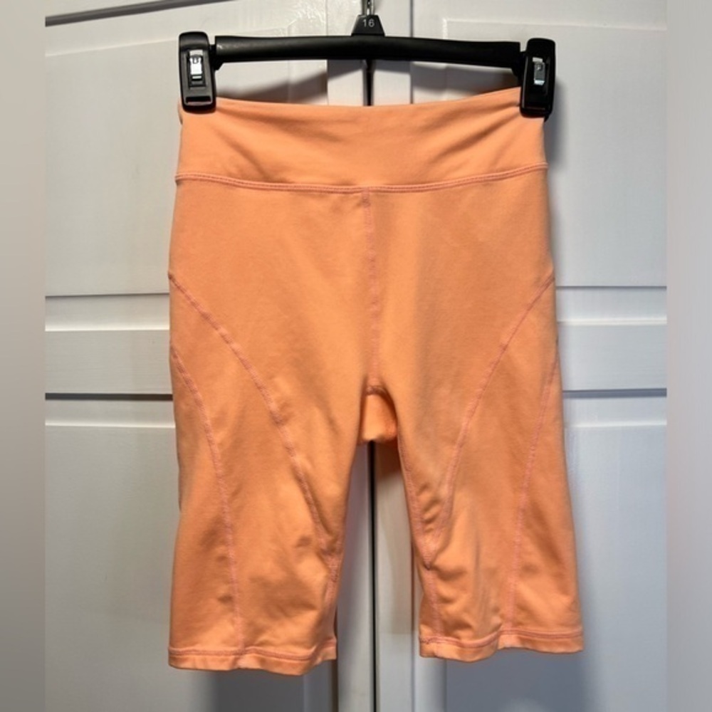 Free People Biker Baby Shorts Size XS Color Peach Horizon